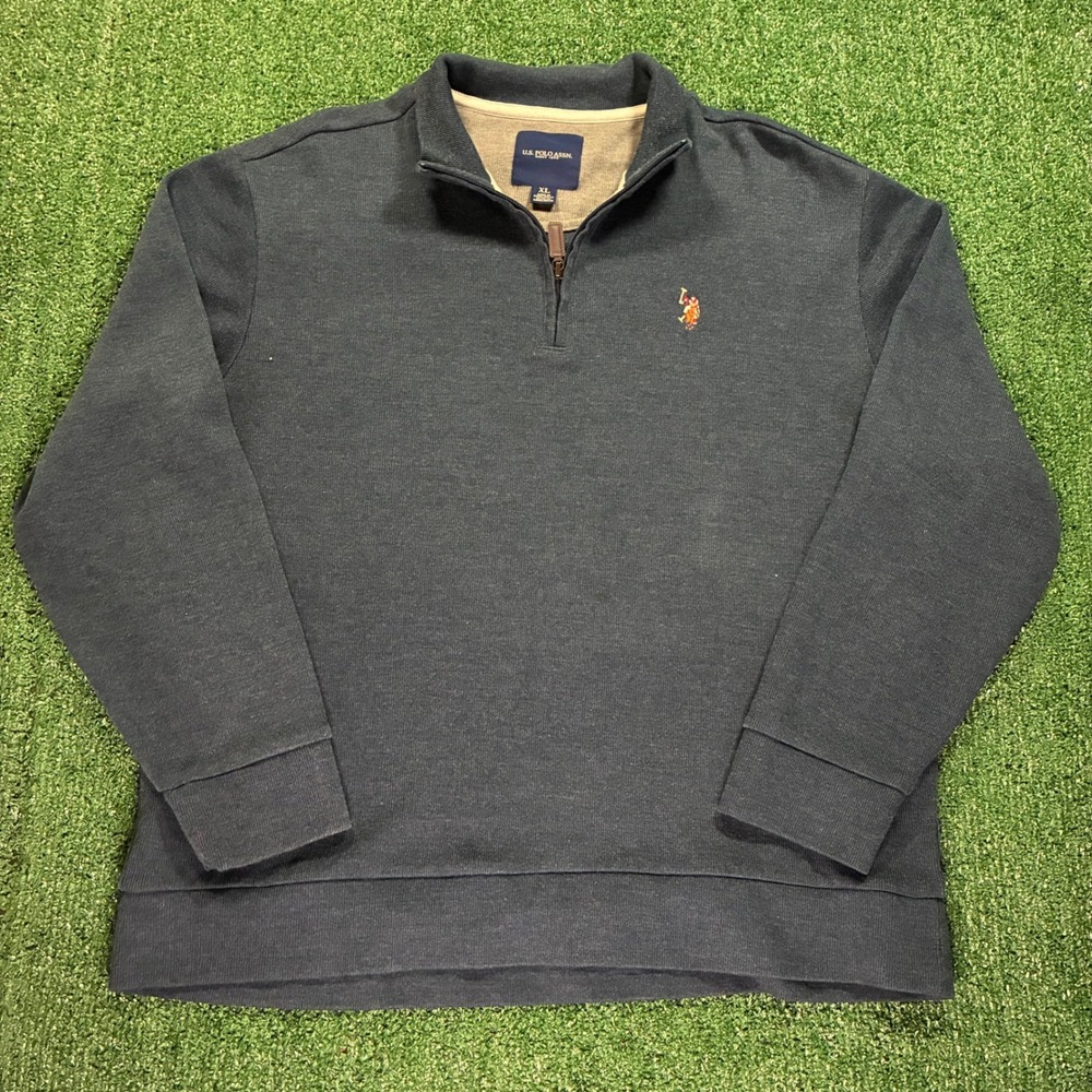 Y2K US Polo Assn Quarter Zip Sweater